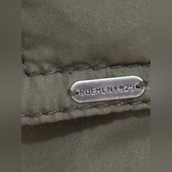 {RUEHL No.925} Down Fill Women's Coat - Sz M - Color Olive Green - Picture 3 of 11